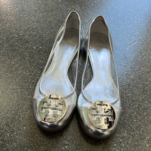 TORY BURCH. Plastic and leather ballet flats. Size 7. Amazing condition - Picture 2 of 5